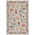 thumbnail image 1 of SAFAVIEH Chelsea Gisselle Floral Wool Area Rug, Black, 3'9" x 5'9", 1 of 11
