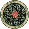 thumbnail image 1 of SAFAVIEH Chelsea Gwendolyn Floral Wool Area Rug, Green/Beige, 4' x 4' Round, 1 of 2