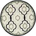 thumbnail image 1 of SAFAVIEH Chelsea HK740A Hand-hooked Ivory / Black Rug, 1 of 10