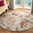 thumbnail image 1 of Safavieh Chelsea Hayleigh Bordered Wool Area Rug, Sage, 5'6" x 5'6" Round, 1 of 12