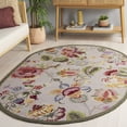 thumbnail image 1 of Safavieh Chelsea Hayleigh Bordered Wool Area Rug, Sage, 7'6" x 9'6" Oval, 1 of 13