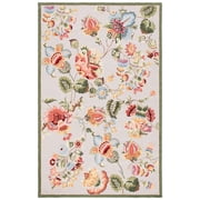 Safavieh Chelsea Hayleigh Bordered Wool Area Rug, Sage, 8' x 10'