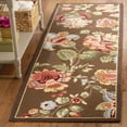 thumbnail image 1 of Safavieh Chelsea Hayleigh Bordered Wool Runner Rug, Brown, 2'6" x 8', 1 of 11