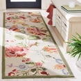 thumbnail image 1 of Safavieh Chelsea Hayleigh Bordered Wool Runner Rug, Sage, 2'6" x 12', 1 of 12