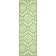 thumbnail image 1 of SAFAVIEH Chelsea Hollie Geometric Wool Area Rug, Green/Beige, 5'6" x 5'6" Round, 1 of 8