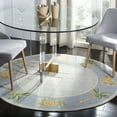 thumbnail image 1 of Safavieh Chelsea Imani Palm Tree Pineapple Lovers Wool Area Rug, Light Blue/Blue, 8' x 8' Round, 1 of 7