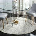 thumbnail image 1 of Safavieh Chelsea Jackalyn Geometric Area Rug, Beige Yellow/Gray, 5'6" x 5'6" Round, 1 of 6