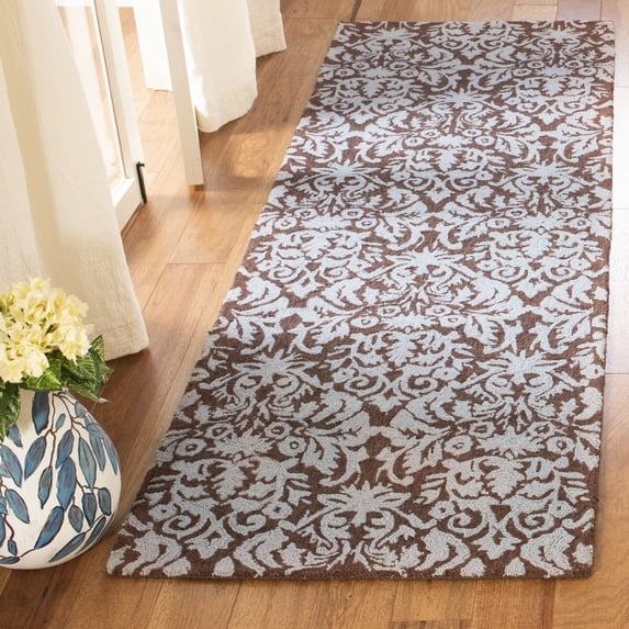 Safavieh Chelsea Jackalyn Geometric Runner Rug, Brown/Gray, 2'6" x 6'