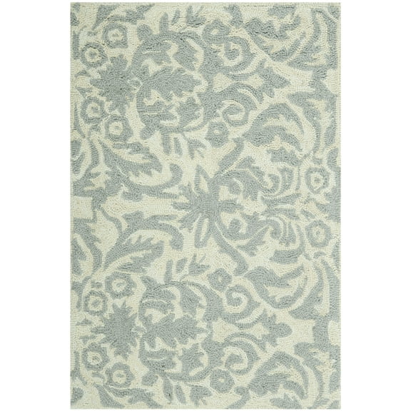 SAFAVIEH Chelsea Jackalyn Geometric Area Rug, Beige Yellow/Grey, 2'6" x 4'