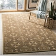 thumbnail image 1 of Safavieh Chelsea Jamison Bordered Area Rug, Brown/Green, 6' x 9', 1 of 8