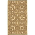 thumbnail image 1 of SAFAVIEH Chelsea Jamison Geometric Wool Area Rug, Brown/Green, 8'9" x 11'9", 1 of 4