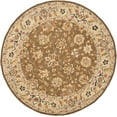 thumbnail image 1 of SAFAVIEH Chelsea Kaeden Floral Wool Area Rug, Brown/Ivory, 4' x 4' Round, 1 of 4