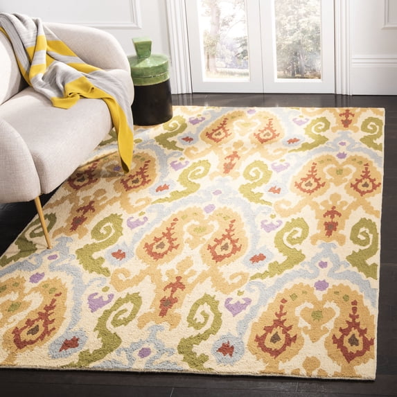 Safavieh Chelsea Landen Southwestern Area Rug, Ivory/Multi, 5'3" x 8'3"