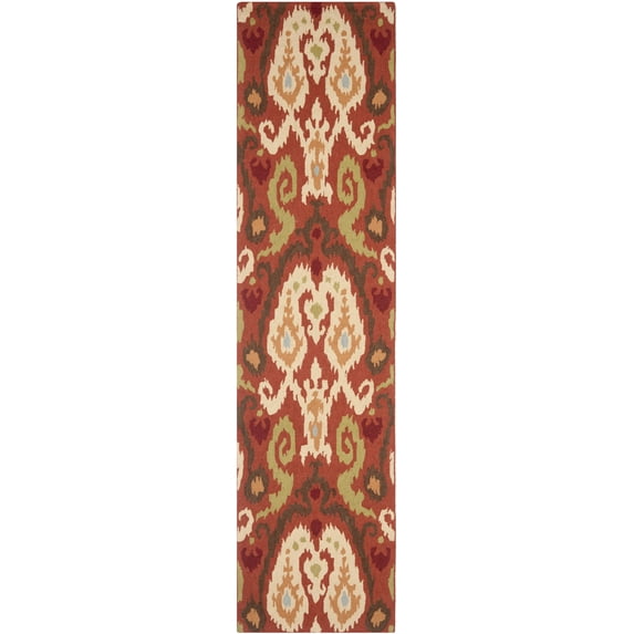 Safavieh Chelsea Landen Southwestern Runner Rug, Rust/Multi, 2'6" x 10'