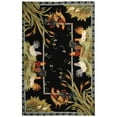 thumbnail image 1 of SAFAVIEH Chelsea Lanford Rooster Wool Area Rug, Black, 3' x 3' Round, 1 of 10