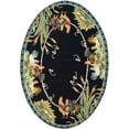 thumbnail image 1 of SAFAVIEH Chelsea Lanford Rooster Wool Area Rug, Black, 4' x 4' Round, 1 of 10