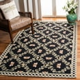 thumbnail image 1 of Safavieh Chelsea Lara Bordered Wool Area Rug, Black, 2' x 3', 1 of 10