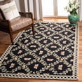 thumbnail image 1 of Safavieh Chelsea Lara Bordered Wool Area Rug, Black, 5'6" x 5'6" Square, 1 of 10