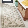 thumbnail image 1 of Safavieh Chelsea Lara Bordered Wool Runner Rug, Ivory/Green, 2'6" x 14', 1 of 11