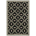 thumbnail image 1 of SAFAVIEH Chelsea Lara Floral Wool Area Rug, Black, 7'6" x 9'6" Oval, 1 of 10