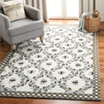 thumbnail image 1 of Safavieh Chelsea Lara Bordered Wool Area Rug, Ivory/Light Blue, 2'6" x 4', 1 of 10