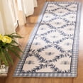 thumbnail image 1 of Safavieh Chelsea Lara Bordered Wool Runner Rug, Ivory/Blue, 2'6" x 10', 1 of 8
