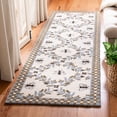 thumbnail image 1 of Safavieh Chelsea Lara Bordered Wool Runner Rug, Ivory/Light Blue, 2'6" x 6', 1 of 10