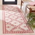 thumbnail image 1 of Safavieh Chelsea Lara Bordered Wool Runner Rug, Ivory/Rose, 2'6" x 10', 1 of 9