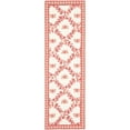 thumbnail image 1 of SAFAVIEH Chelsea Lara Floral Wool Runner Rug, Ivory/Rose, 2'6" x 8', 1 of 9
