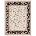 thumbnail image 1 of SAFAVIEH Chelsea Lorna Bordered Area Rug, Ivory/Black, 8' x 10', 1 of 8
