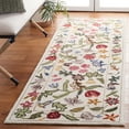 thumbnail image 1 of Safavieh Chelsea Mabelle Floral Wool Runner Rug, Ivory/Green, 2'3" x 7', 1 of 11