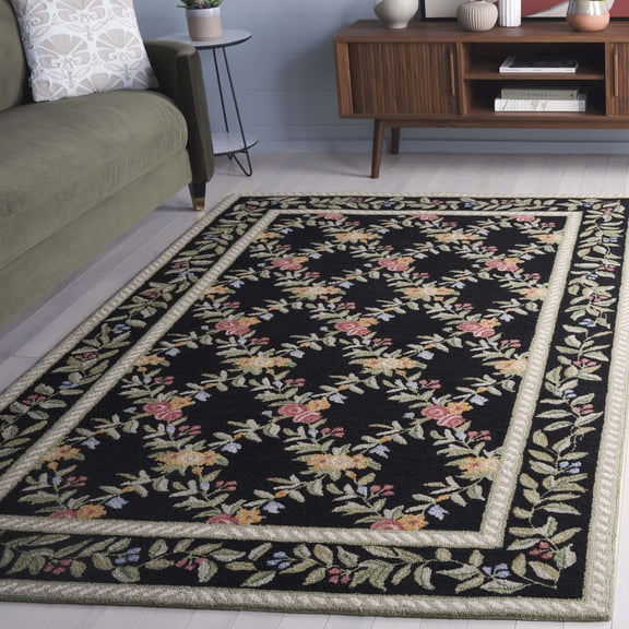 Safavieh Chelsea Makayla Bordered Area Rug, Black, 2'9" x 4'9"