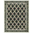 thumbnail image 1 of SAFAVIEH Chelsea Makayla Floral Wool Area Rug, Black, 3' x 3' Round, 1 of 11
