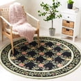 thumbnail image 1 of Safavieh Chelsea Makayla Bordered Area Rug, Black, 3' x 3' Round, 1 of 13