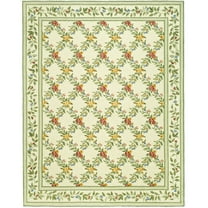 SAFAVIEH Chelsea Makayla Floral Wool Area Rug, Ivory, 2'9" x 4'9"
