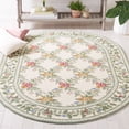 thumbnail image 1 of Safavieh Chelsea Makayla Bordered Area Rug, Ivory, 4'6" x 6'6" Oval, 1 of 13