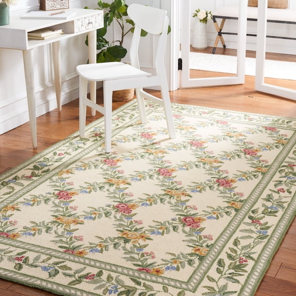 Safavieh Chelsea Makayla Bordered Area Rug, Ivory, 5'3" x 8'3"