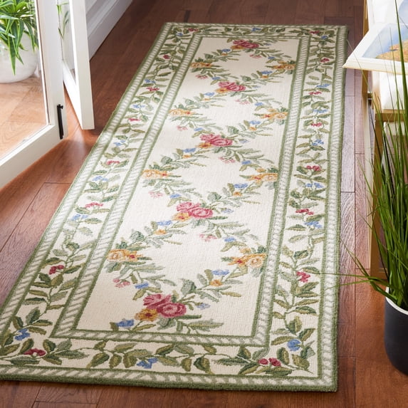 Safavieh Chelsea Makayla Bordered Runner Rug, Ivory, 2'6" x 8'