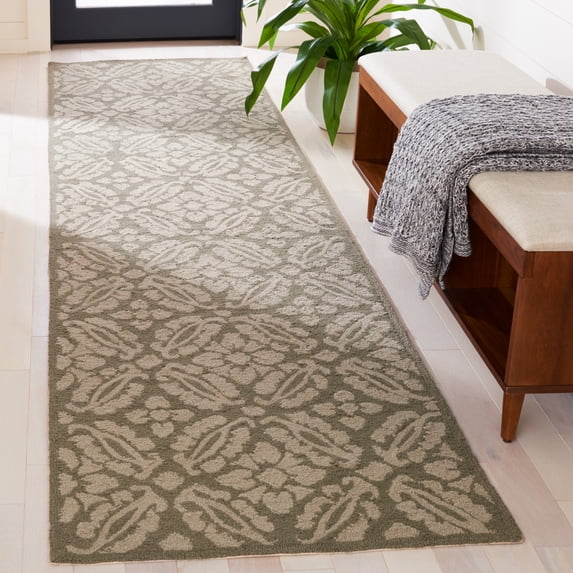 Safavieh Chelsea Margery Geometric Runner Rug, Sage, 2'6" x 10'