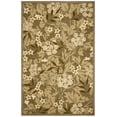 thumbnail image 1 of SAFAVIEH Chelsea Mayra Floral Wool Area Rug, Green/Ivory, 3'9" x 5'9", 1 of 4