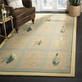 thumbnail image 1 of SAFAVIEH Chelsea Molly Leaves Collection Wool Area Rug, Tan, 3'9" x 5'9", 1 of 7