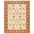 thumbnail image 1 of SAFAVIEH Chelsea Nessa Traditional Wool Area Rug, Ivory/Rust, 5'3" x 8'3", 1 of 8