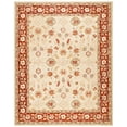 thumbnail image 1 of SAFAVIEH Chelsea Nessa Traditional Wool Area Rug, Ivory/Rust, 7'9" x 9'9", 1 of 8