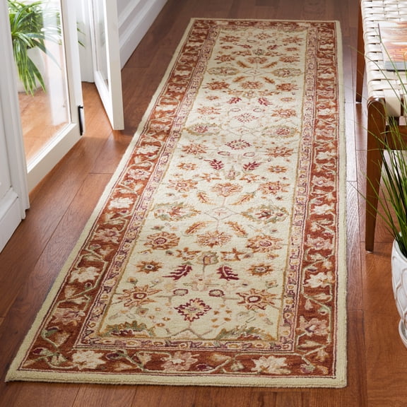 Safavieh Chelsea Nessa Oriental Runner Rug, Ivory/Rust, 2'6" x 10'