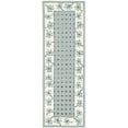 thumbnail image 1 of SAFAVIEH Chelsea Normina Palm Trees Wool Area Rug, Blue/Ivory, 2'9" x 4'9", 1 of 9