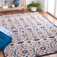 thumbnail image 1 of Safavieh Chelsea Odetta Geometric Area Rug, Ivory/Navy, 5'3" x 8'3", 1 of 11