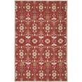 thumbnail image 1 of SAFAVIEH Chelsea Odetta Floral Wool Area Rug, Red/Ivory, 6' x 9', 1 of 4