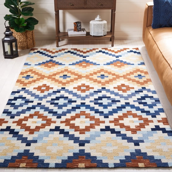 Safavieh Chelsea Pauletta Southwestern Area Rug, Orange/Multi, 5'3" x 8'3"