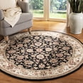 thumbnail image 1 of Safavieh Chelsea Raeburn Oriental Area Rug, Black, 8' x 8' Round, 1 of 8