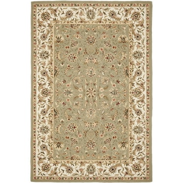 SAFAVIEH Chelsea Raeburn Traditional Wool Area Rug, Sage/Ivory, 2'9" x 4'9"